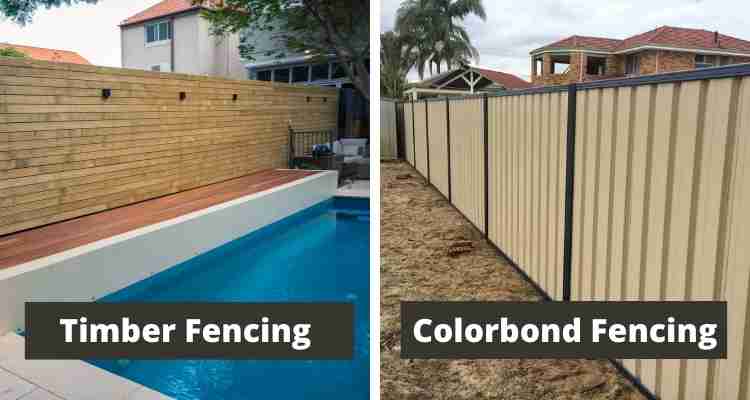 Timber Fencing Vs Colorbond Fencing